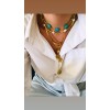 SANTORINI NECKLACE BLUE