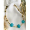 SANTORINI NECKLACE BLUE